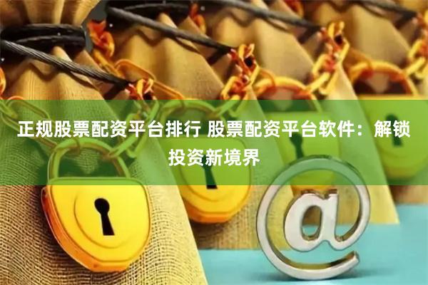 正规股票配资平台排行 股票配资平台软件：解锁投资新境界