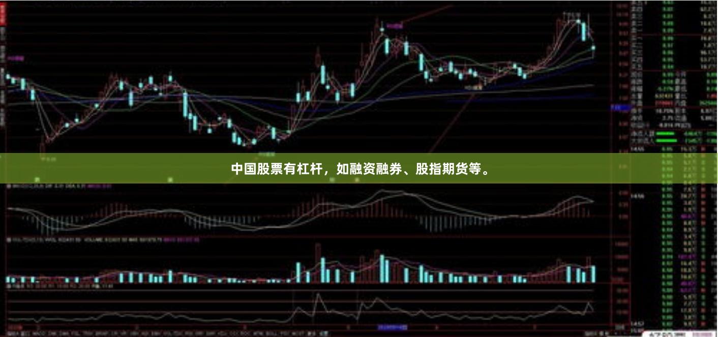 中国股票有杠杆，如融资融券、股指期货等。